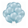 Balony BELBAL 30 cm - 12" Chromowane niebieskie Glossy Light Blue B105/GG04-615-100 - 10 sztuk
