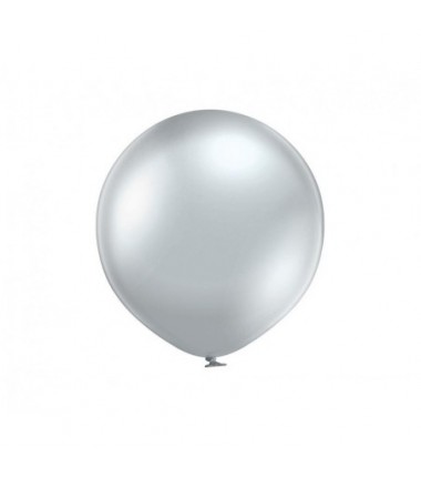 Balony BELBAL 12 cm - 5" Błyszczące srebrne Glossy Silver D5/GG01-601 - 100 sztuk