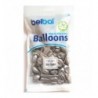 Balony BELBAL 12 cm - 5" Błyszczące srebrne Glossy Silver D5/GG01-601 - 100 sztuk