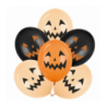 Zestaw Halloween balony 30 cm Dynie - 6 sztuk mix 1