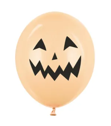 Zestaw Halloween balony 30 cm Dynie - 6 sztuk mix 1