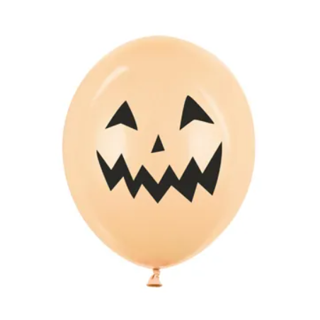 Zestaw Halloween balony 30 cm Dynie - 6 sztuk mix 1