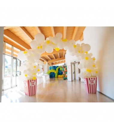 Balony Gemar 26 cm - 10" - pastelowe żółte Yellow G90/002 - 100 sztuk