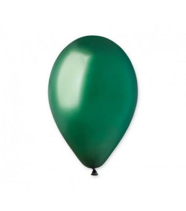 Balony Gemar 33 cm - 13" - pastelowe butelkowa zieleń Emerald Green G120/104 - 10 sztuk