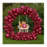 Balony Gemar 26 cm - 10" - pastelowe ciemnoczerwone Vino G90/101 - 100 sztuk