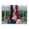 Balony Gemar 26 cm - 10" - pastelowe ciemnoczerwone Vino G90/101 - 100 sztuk