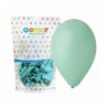 Balony Gemar 33 cm - 13" - pastelowe turkusowo-zielone Aquamarine G120/050 - 50 sztuk