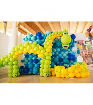 Balony Gemar 33 cm - 13" - pastelowe żółte Yellow G120/002 - 50 sztuk