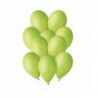 Balony Gemar 33 cm - 13" - pastelowe pistacjowe Light Green G120/011 - 10 sztuk
