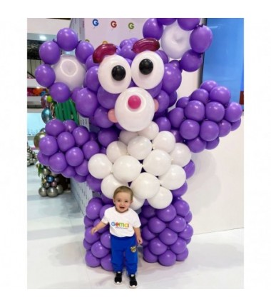 Balony Gemar 33 cm - 13" - pastelowe fioletowe Purple G120/008 - 10 sztuk