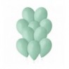 Balony Gemar 33 cm - 13" - pastelowe turkusowo-zielone Aquamarine G120/050 - 10 sztuk