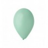 Balony Gemar 33 cm - 13" - pastelowe turkusowo-zielone Aquamarine G120/050 - 10 sztuk