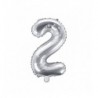 Balony foliowe 2026 - srebrne 35 cm