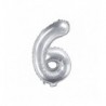 Balony foliowe 2026 - srebrne 35 cm