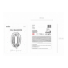 Balony foliowe 2026 - srebrne 35 cm
