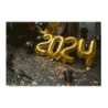 Balony foliowe 2026 - złote 35 cm