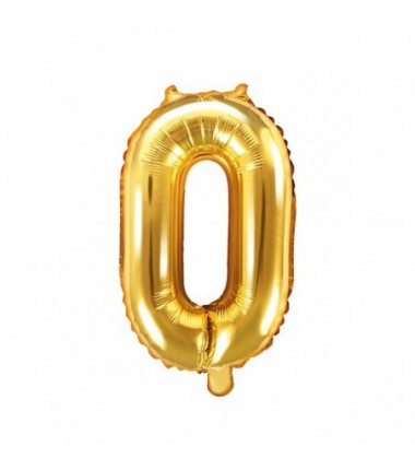 Balony foliowe 2026 - złote 35 cm