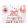 Balony foliowe 2026 - różowozłote 35 cm