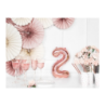 Balony foliowe 2026 - różowozłote 35 cm