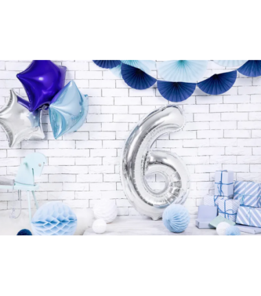 Balony foliowe 2026 - srebrne 86 cm