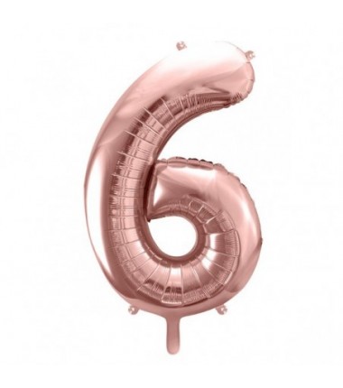 Balony foliowe 2026 - różowozłote 86 cm