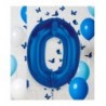 Balony foliowe 2026 - niebieskie granatowe 92 cm SMART