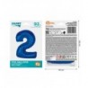 Balony foliowe 2026 - niebieskie granatowe 92 cm SMART