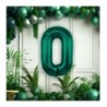 Balony foliowe 2026 - ciemna zieleń butelkowa 85 cm