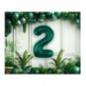 Balony foliowe 2026 - ciemna zieleń butelkowa 85 cm