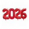 Balony foliowe 2026 - czerwone 86 cm
