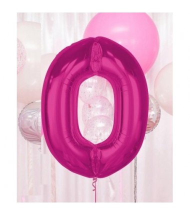 Balony foliowe 2026 - różowe 92 cm