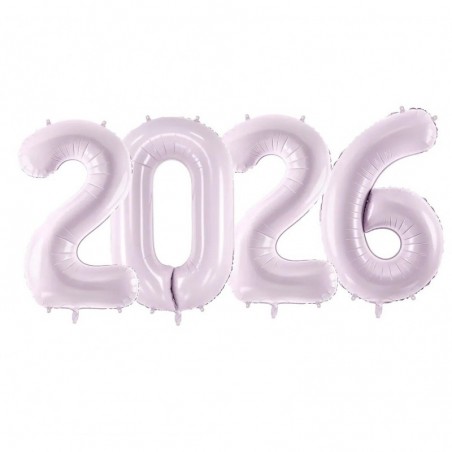 Balony foliowe 2026 - fioletowe 72 cm