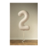 Balony foliowe 2026 - jasny beżowy matowy 86 cm