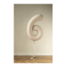 Balony foliowe 2026 - jasny beżowy matowy 86 cm