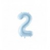 Balony foliowe 2026 - jasny niebieski 72 cm