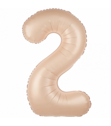 Balony foliowe 2026 - karmelowe 100 cm