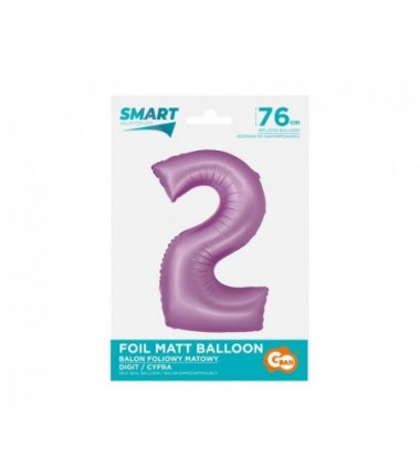 Balony foliowe 2026 - lawendowe 76 cm