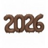 Balony foliowe 2026 - mocca 86 cm