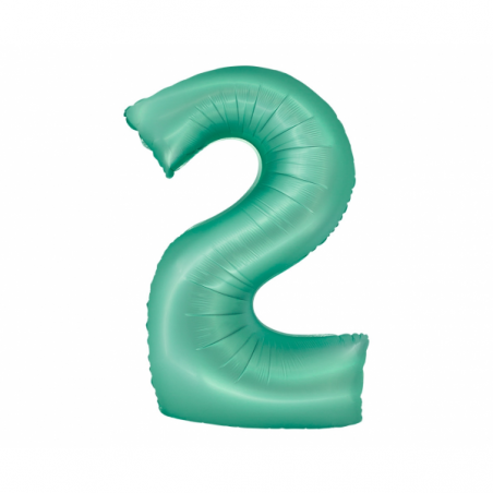 Balony foliowe 2026 - miętowe 76 cm
