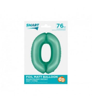 Balony foliowe 2026 - miętowe 76 cm
