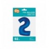 Balony foliowe 2026 - niebieskie granatowe 92 cm