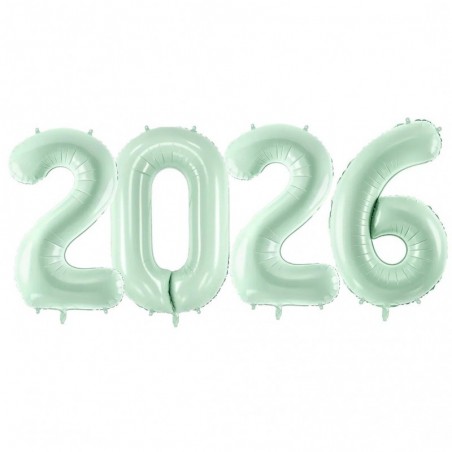 Balony foliowe 2026 - zielone 72 cm