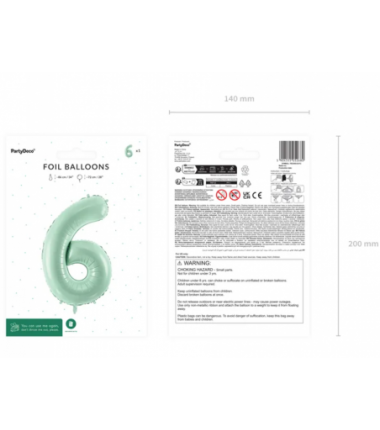 Balony foliowe 2026 - zielone 72 cm