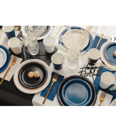 Obrus 137x183 cm PARTY DECO - czarny