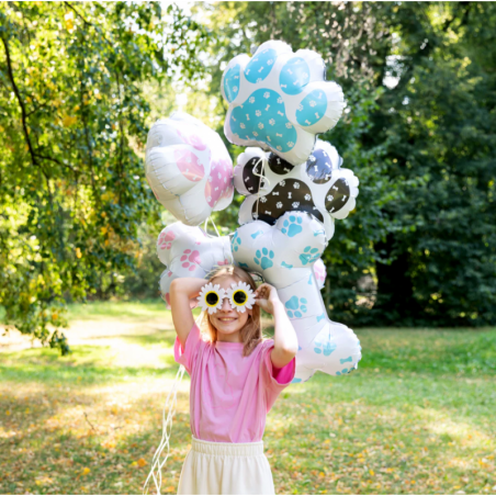 Balon foliowy Łapy - 3 sztuki