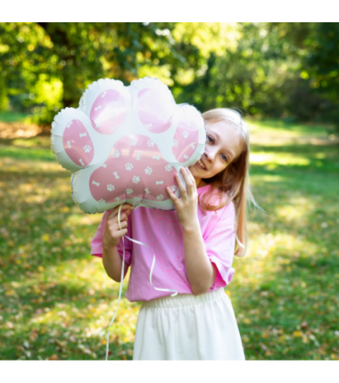 Balon foliowy Łapy - 3 sztuki