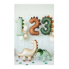 Balon foliowy Cyfra 2 - 92 cm - Dinozaur