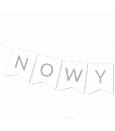 Girlanda srebrna - NOWY ROK 2026
