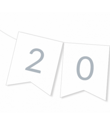 Girlanda srebrna - NOWY ROK 2026