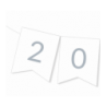 Girlanda srebrna - NOWY ROK 2026